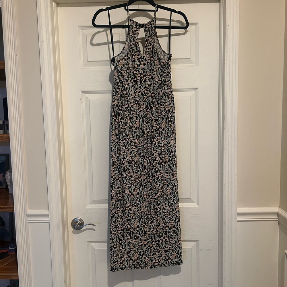 BCBGeneration Floral Drape Dress